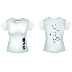 T-shirt damski MW KARTEL - biała