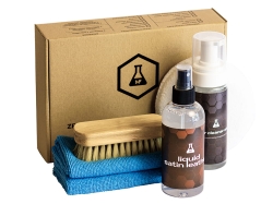 Zestaw do czyszczenia i impregnacji skór z płynną odżywką